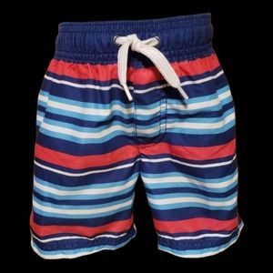 Boy's Toddler's Draw String Lined Striped Shorts